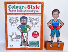 Load image into Gallery viewer, Colour &amp; Style Paper Dolls by Carmel Grant
