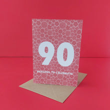 Load image into Gallery viewer, 90th Birthday card

