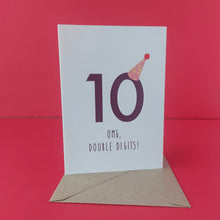 Load image into Gallery viewer, 10th Birthday Card
