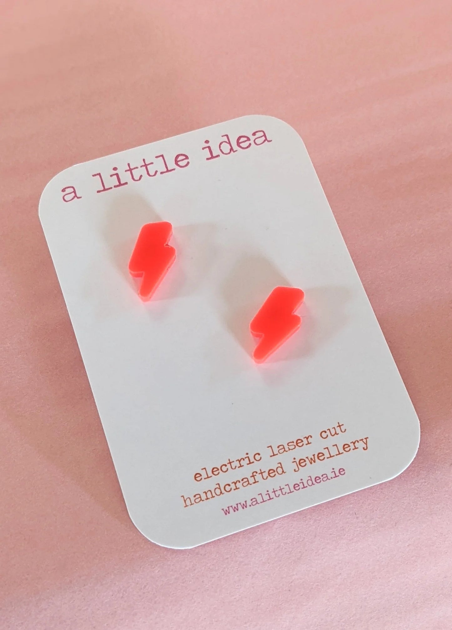 Mini Lightning Bolt Studs by A Little Idea