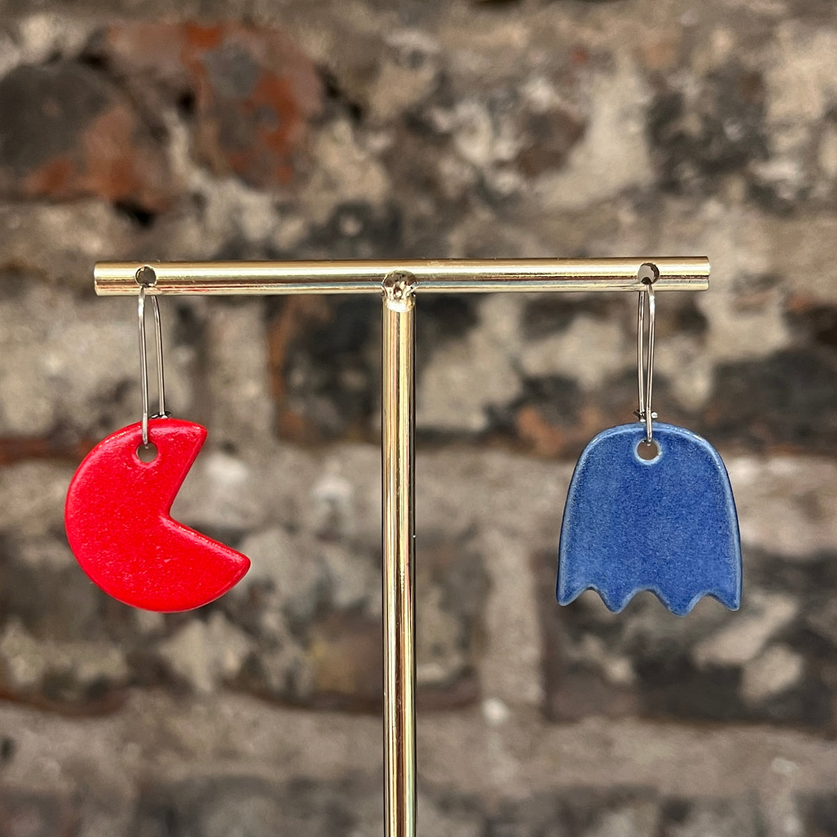 Pac-Man Earrings