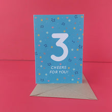 Load image into Gallery viewer, 3rd Birthday Card
