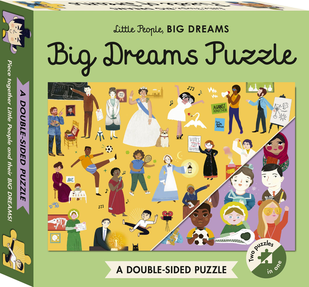 Little People Big Dreams - Big Dreams Puzzle (2 in 1 jigsaw)