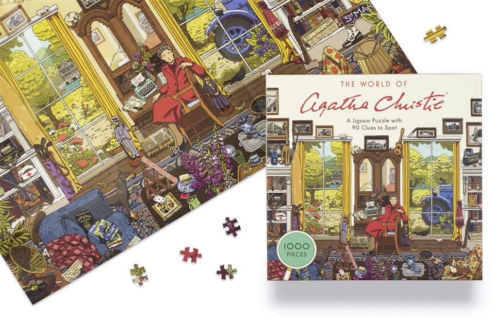 The World of Agatha Christie 1000 Piece Jigsaw Puzzle