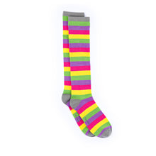 Load image into Gallery viewer, Knee High Candy Stripe Bamboo Sock (seamless toe) - Retro Sweet Collection
