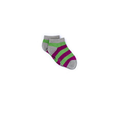 Load image into Gallery viewer, Ankle - Bamboo Sage &amp; Purple Seamless Sock - Retro Sweet Collection
