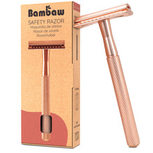 Load image into Gallery viewer, Metal Safety Razor - Rose Gold
