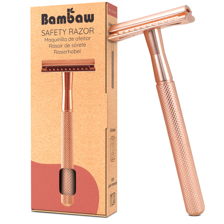 Metal Safety Razor - Rose Gold