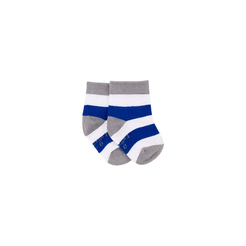 Waterford Blue & White Stripe Bamboo Sock (seamless toe)