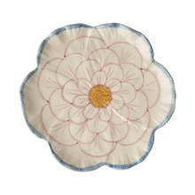 Load image into Gallery viewer, Flower Ceramic Side Plate  - Lavender  - Hand Painted
