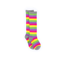 Load image into Gallery viewer, Knee High Candy Stripe Bamboo Sock (seamless toe) - Retro Sweet Collection
