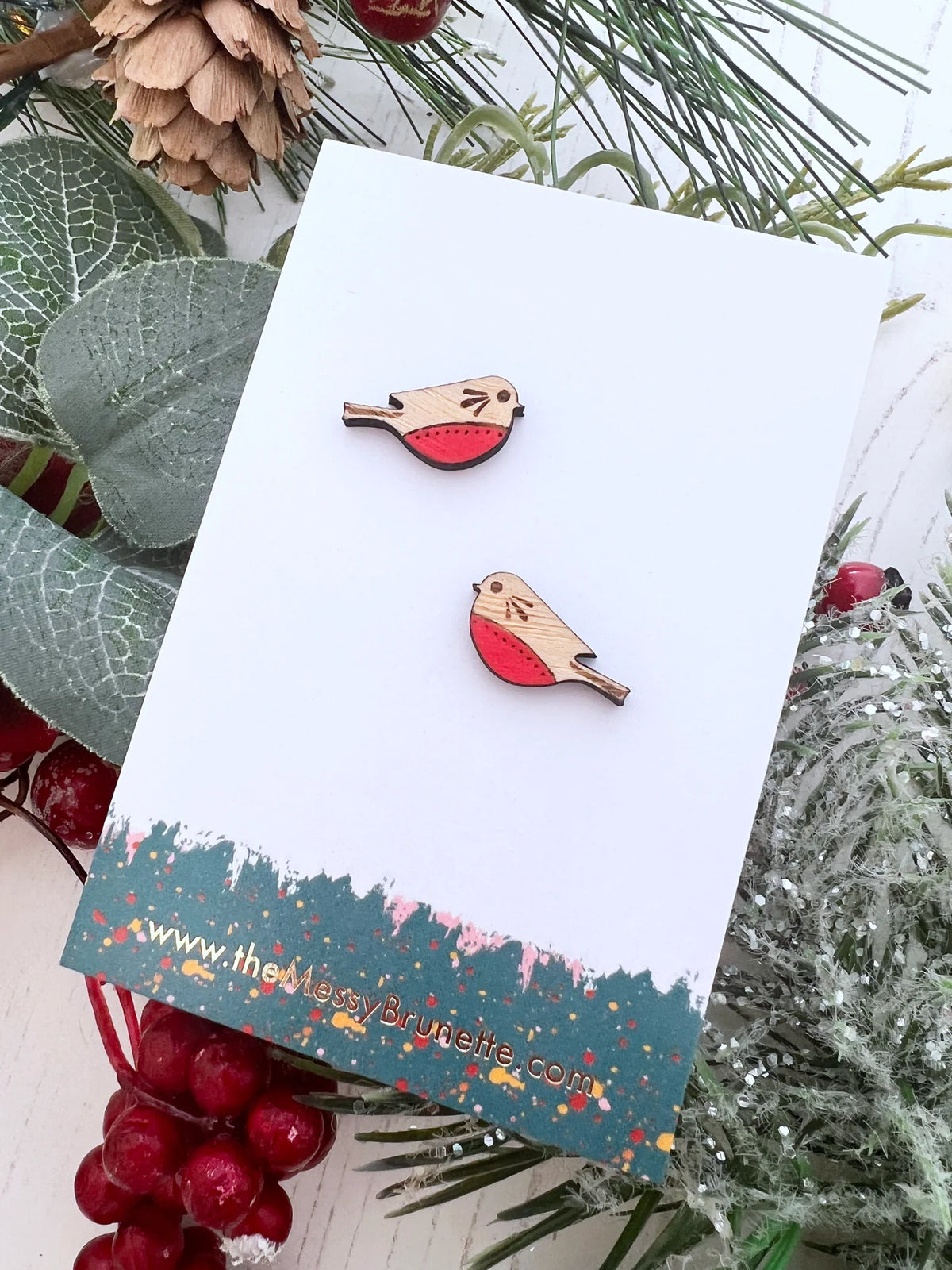Robin Stud Earrings