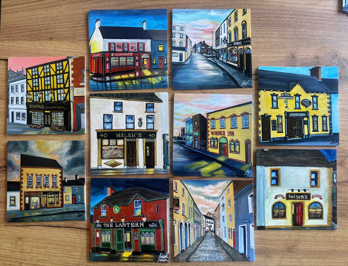 Pub postcards set of 10