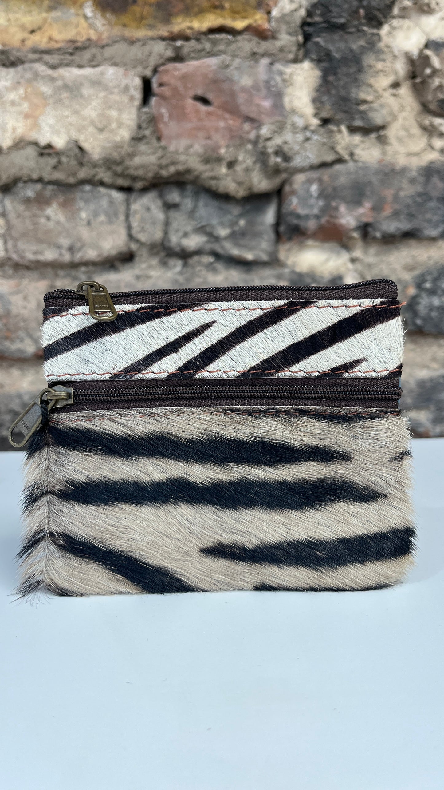 Soruka Ari Coin Pouch with Zip - Animal Print