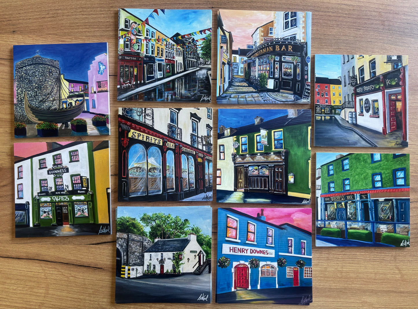 Pub postcards set of 10
