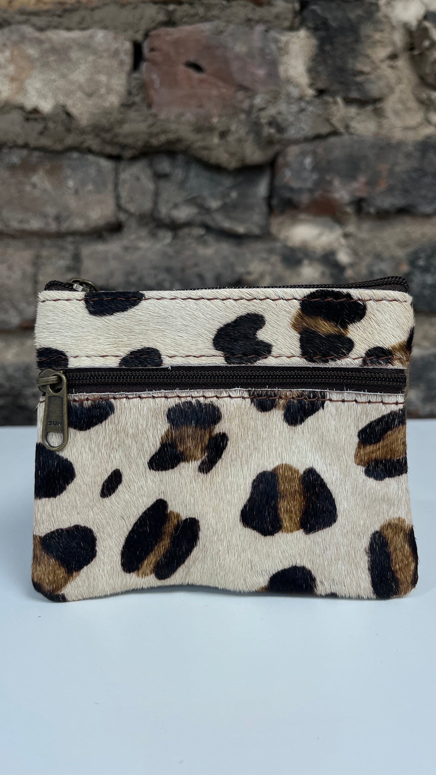 Soruka Ari Coin Pouch with Zip - Animal Print