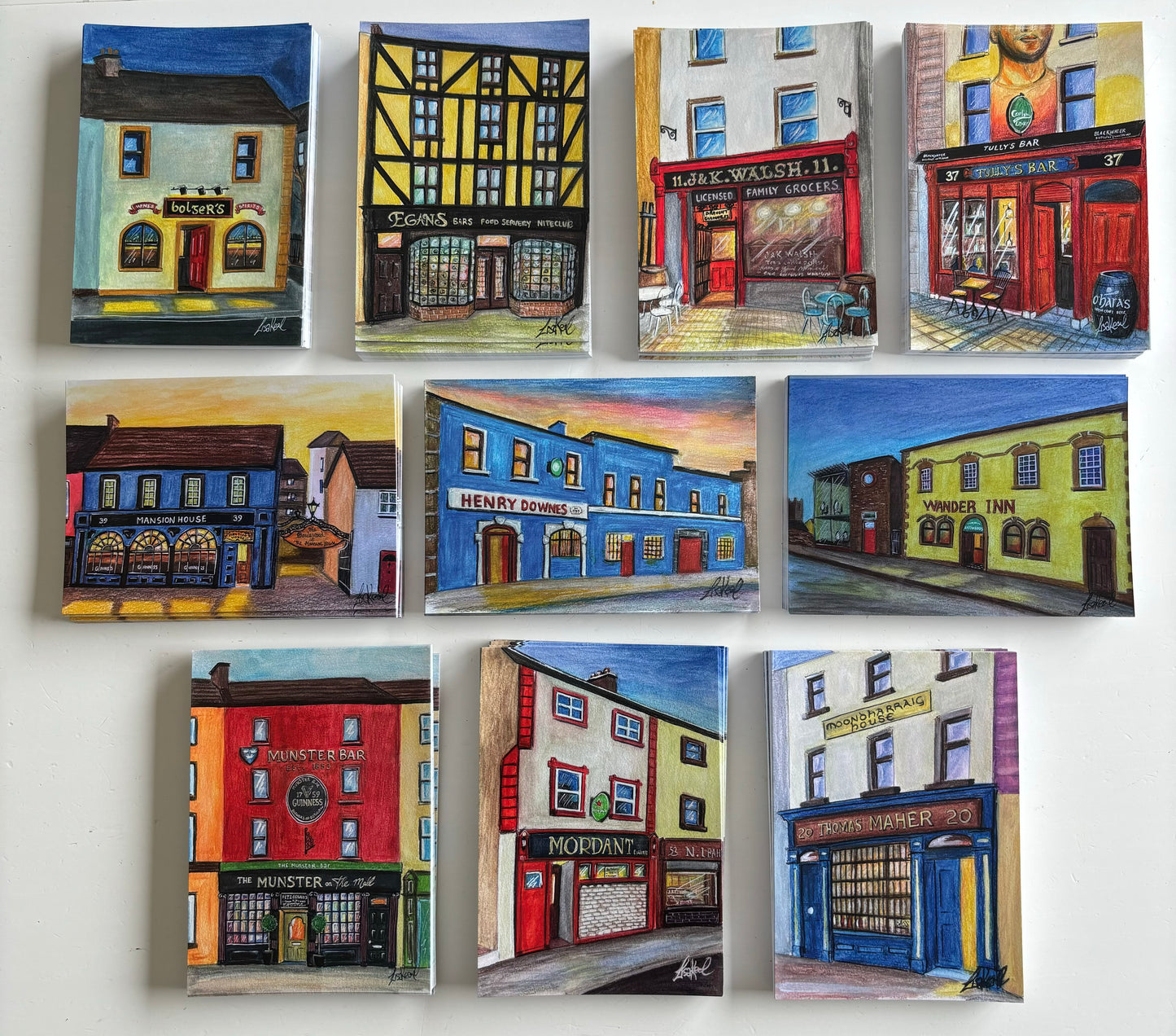 The Local postcards set of 10