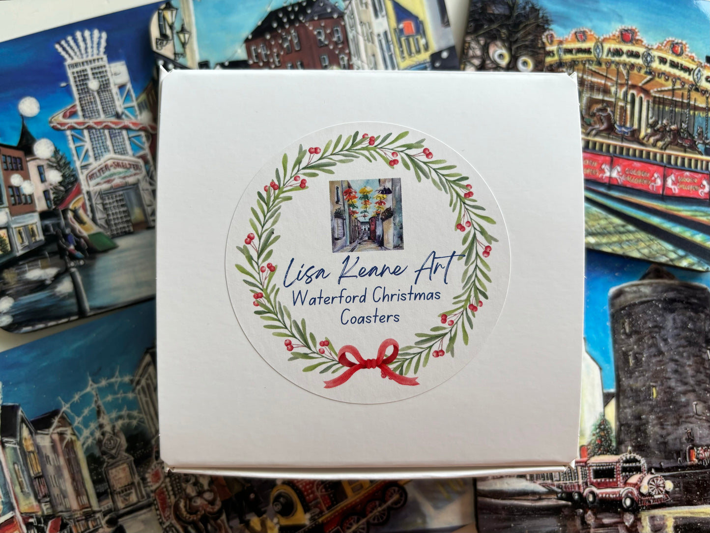 Christmas Coasters 6 pack