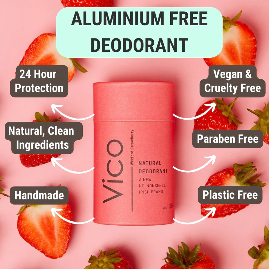 Vico Limited Edition Wexford Strawberry Natural Deodorant