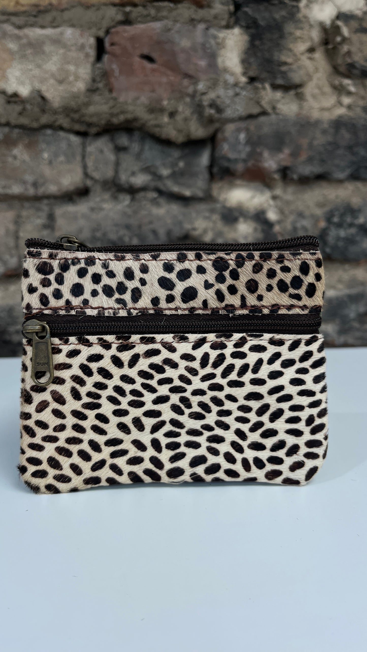Soruka Ari Coin Pouch with Zip - Animal Print