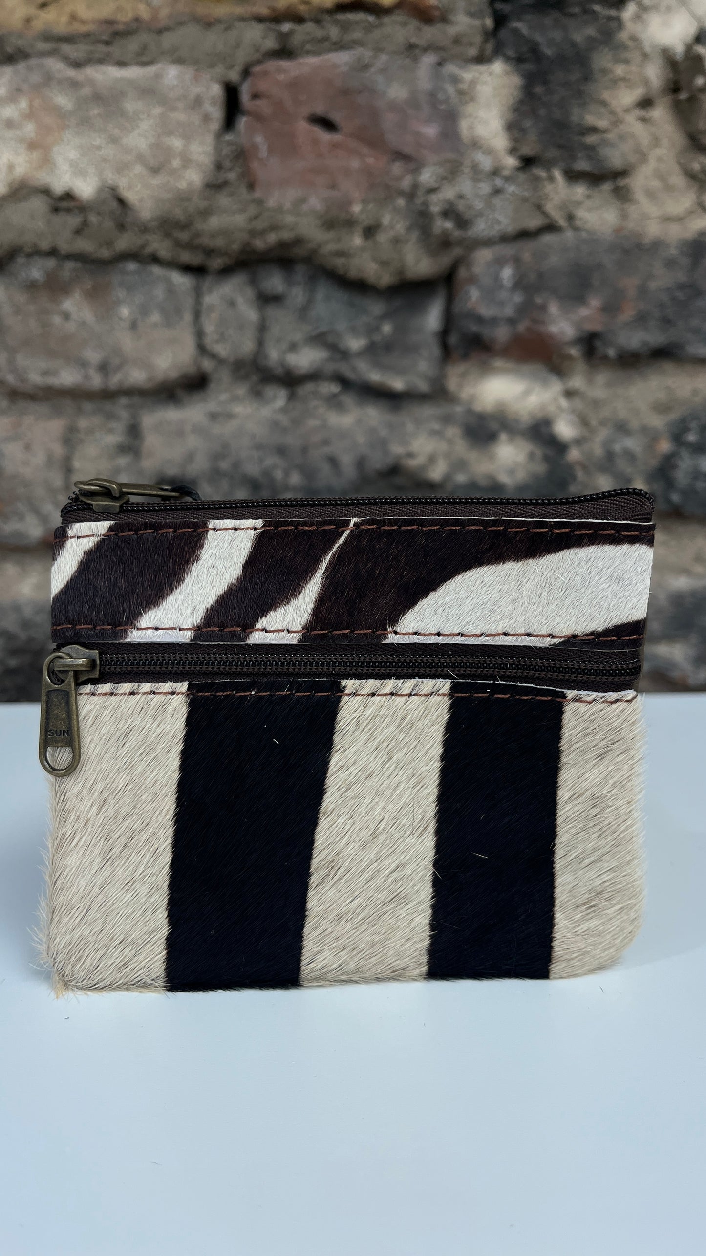Soruka Ari Coin Pouch with Zip - Animal Print