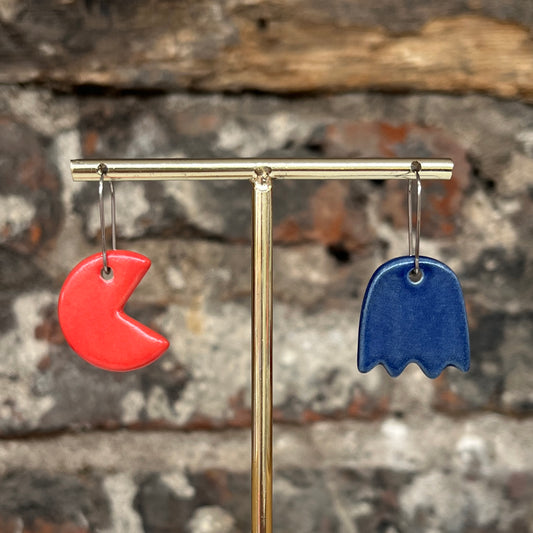 Pac-Man Earrings