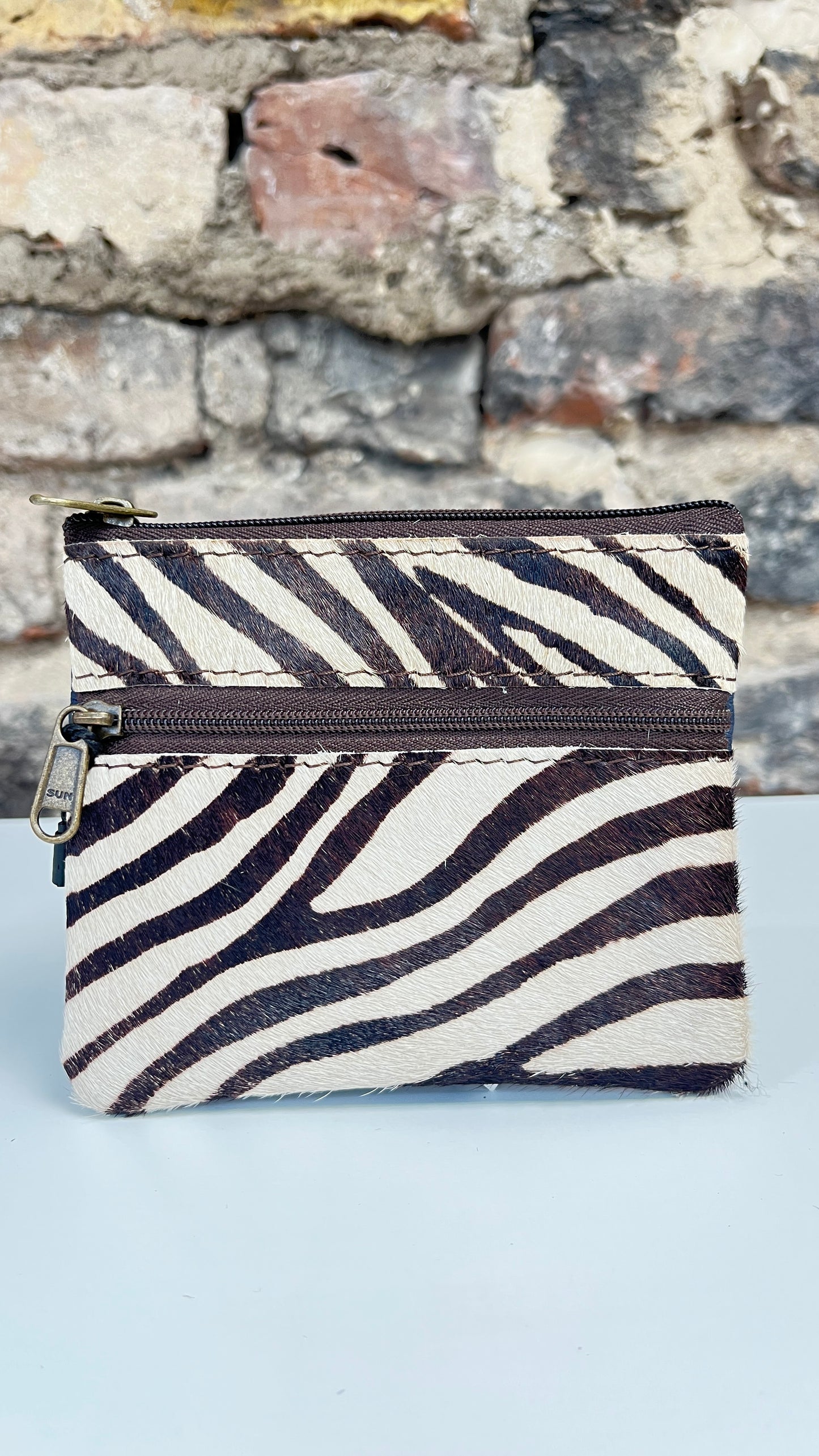 Soruka Ari Coin Pouch with Zip - Animal Print