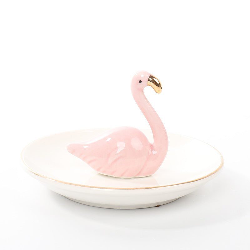 Flamingo Jewellery & Ring Tray
