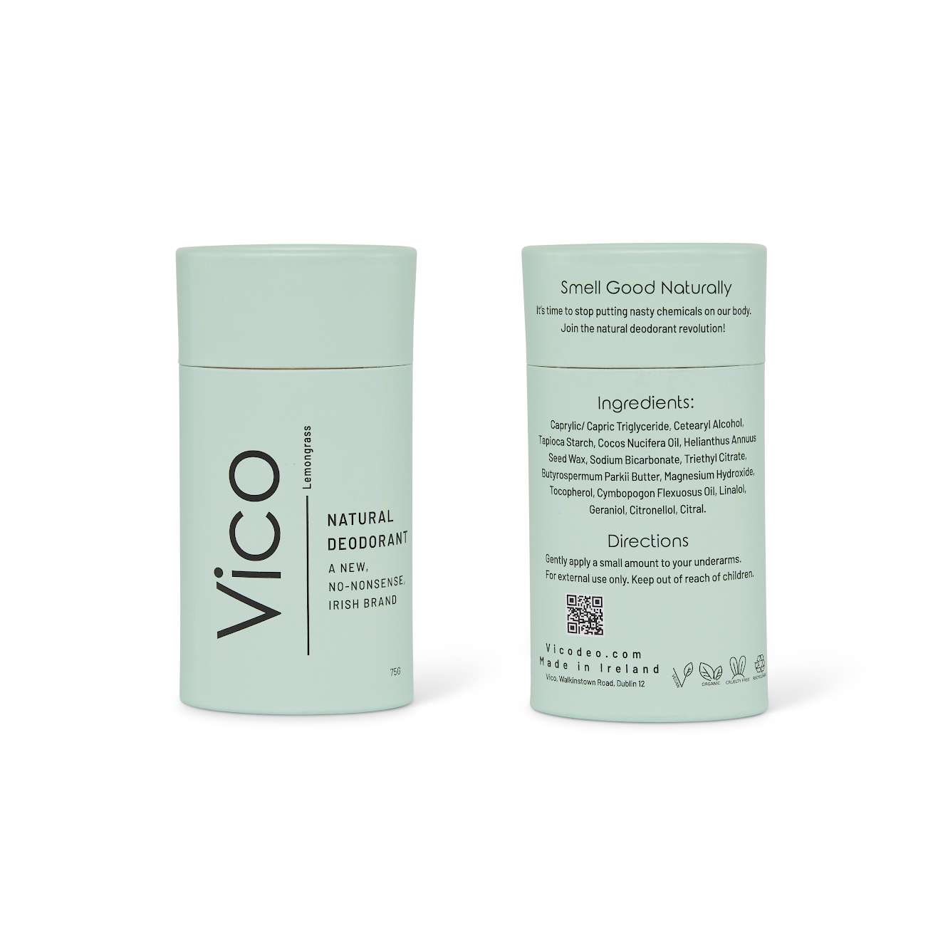 Vico Lemongrass Natural Deodorant