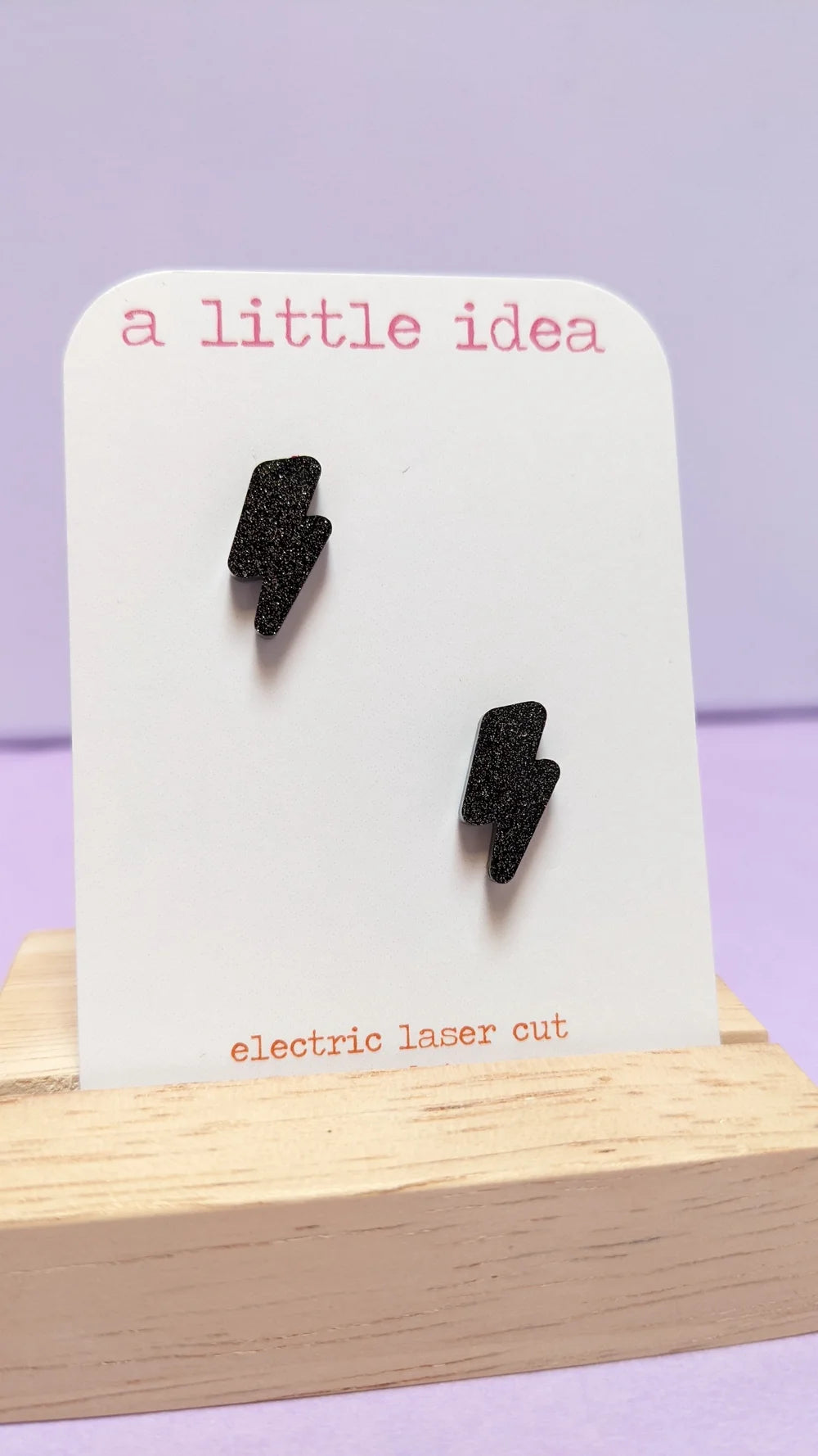 Mini Lightning Bolt Studs by A Little Idea