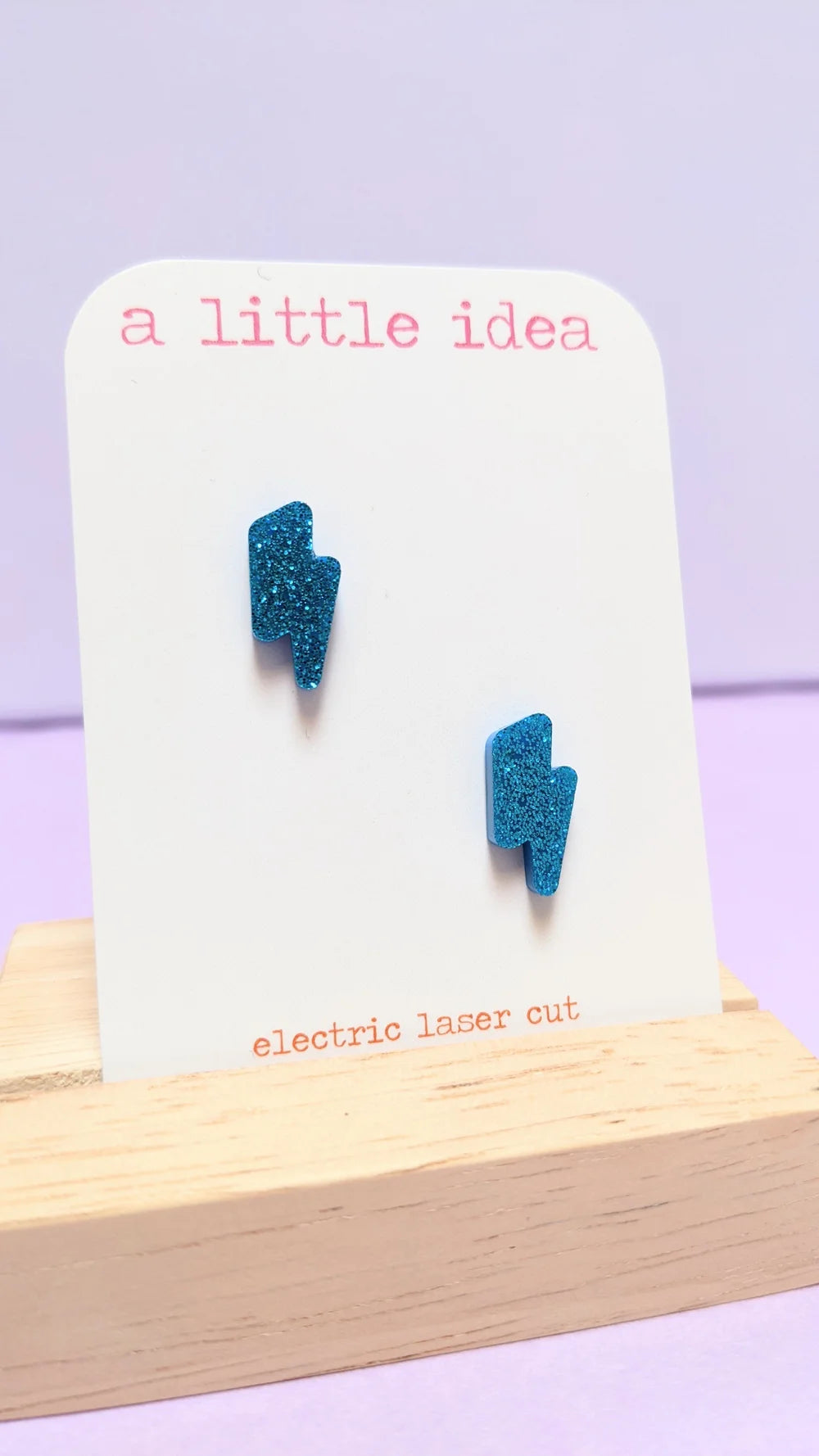 Mini Lightning Bolt Studs by A Little Idea