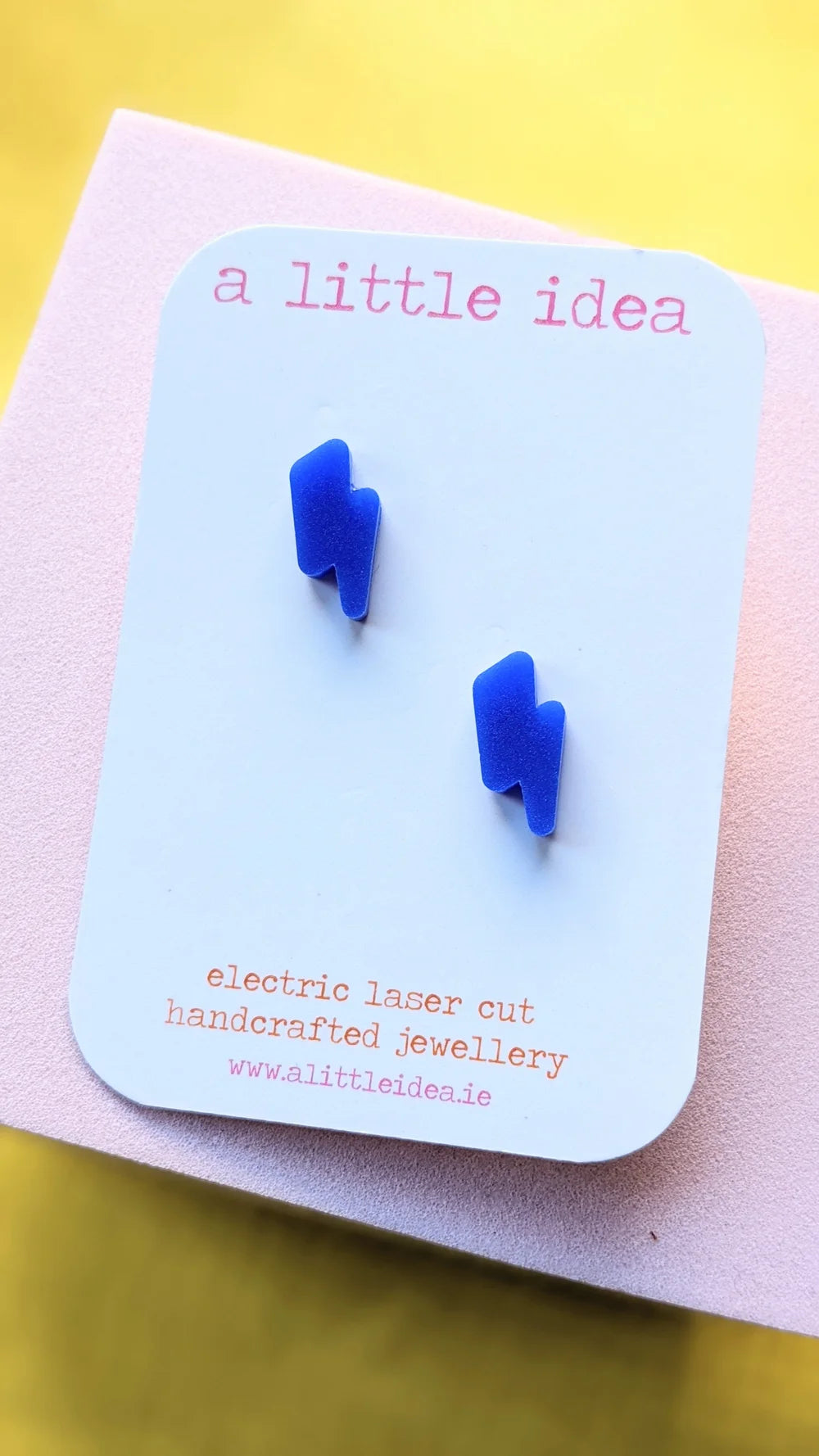 Mini Lightning Bolt Studs by A Little Idea