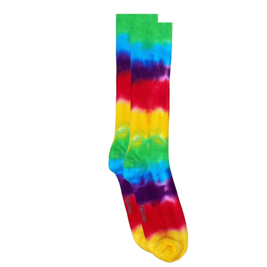 Knee High Tie Dye Bamboo Sock (seamless toe)