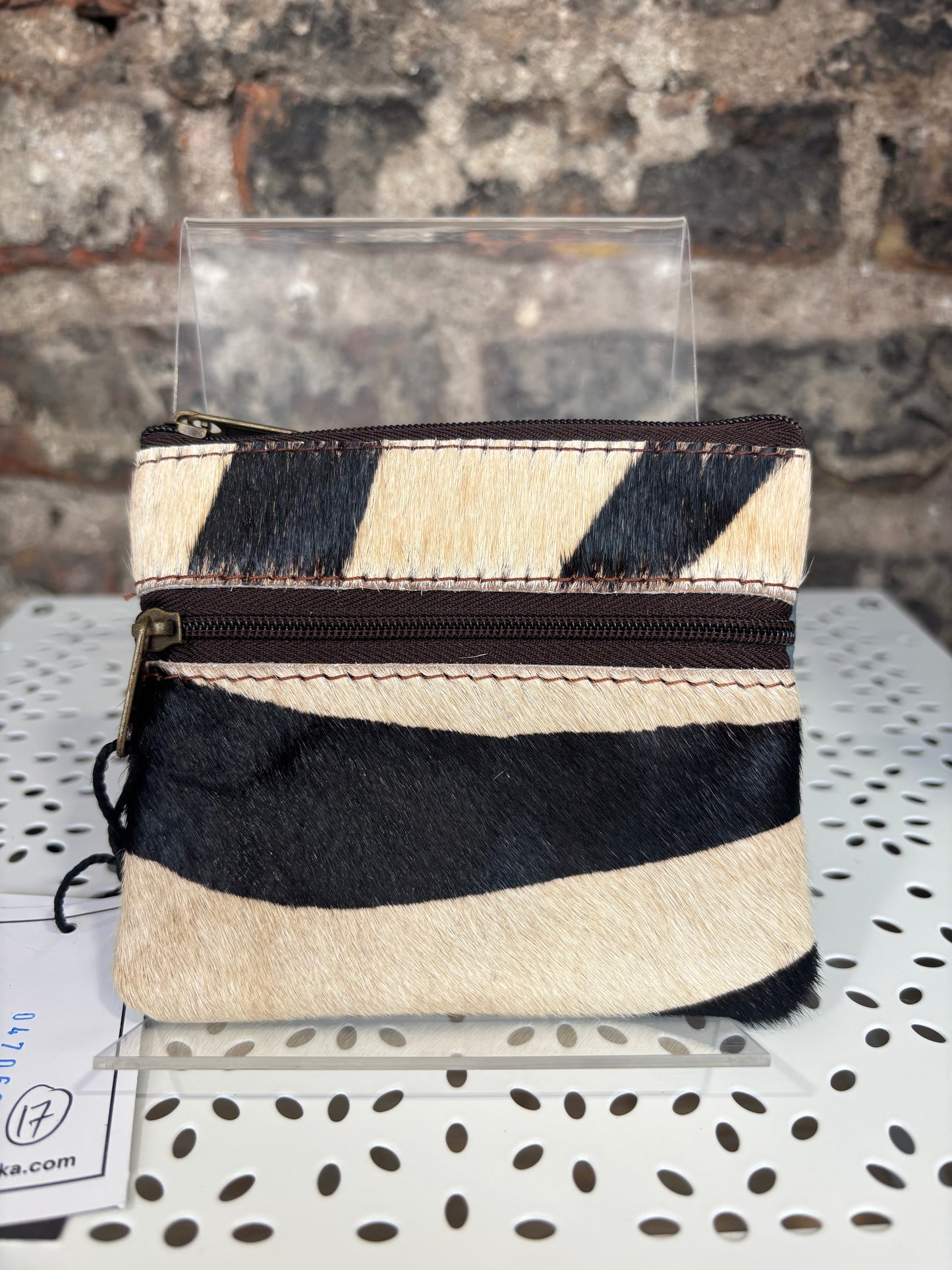 Soruka Ari Coin Pouch with Zip - Animal Print