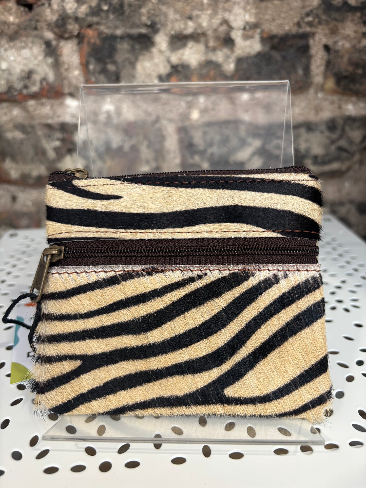 Soruka Ari Coin Pouch with Zip - Animal Print