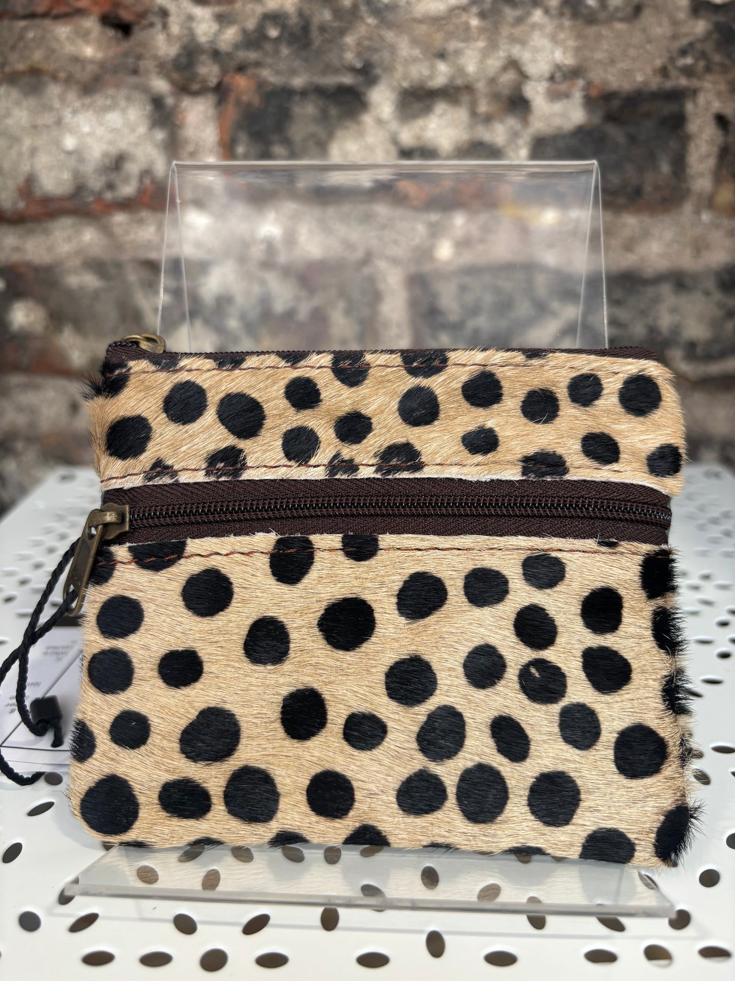 Soruka Ari Coin Pouch with Zip - Animal Print