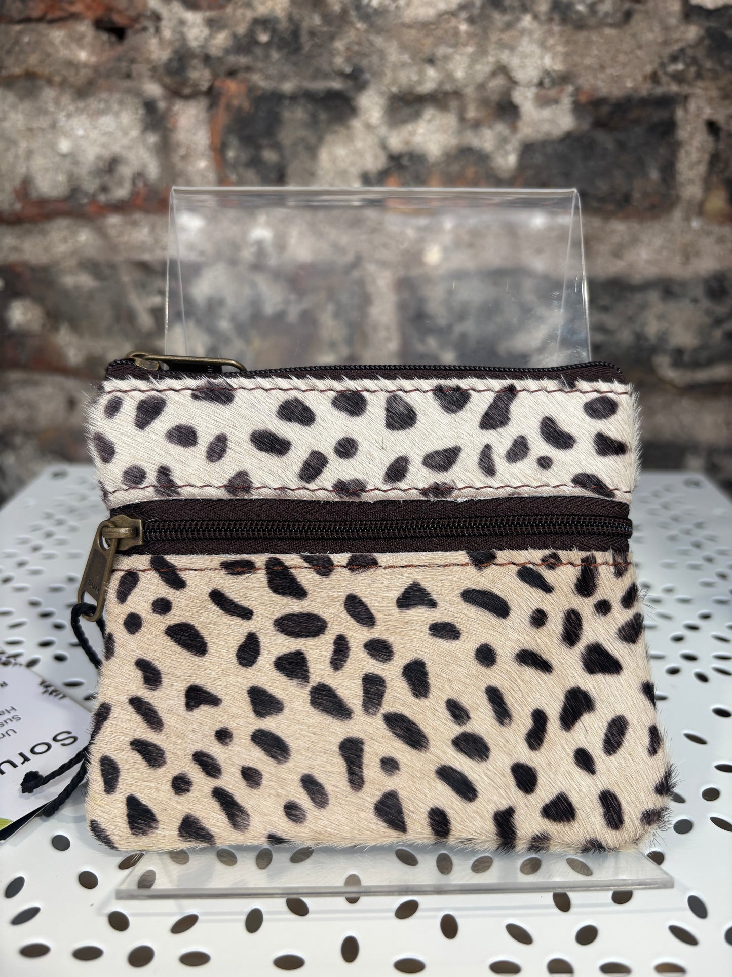 Soruka Ari Coin Pouch with Zip - Animal Print