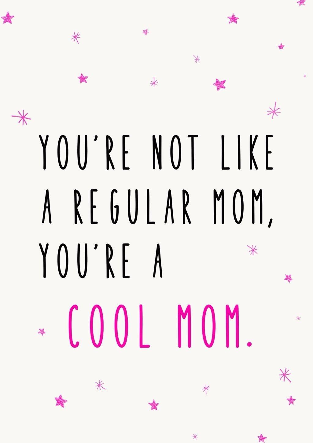 Mean Girls inspired - You're not like a regular mom....