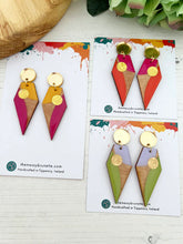 Load image into Gallery viewer, The Messy Brunette Geometric Earrings
