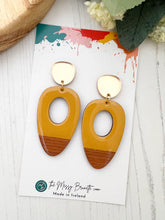 Load image into Gallery viewer, The Messy Brunette Colour Block Earrings
