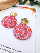 Load image into Gallery viewer, The Messy Brunette Sparkly Disco Dot Earrings
