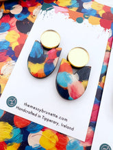 Load image into Gallery viewer, The Messy Brunette Multi Colour Statement Studs
