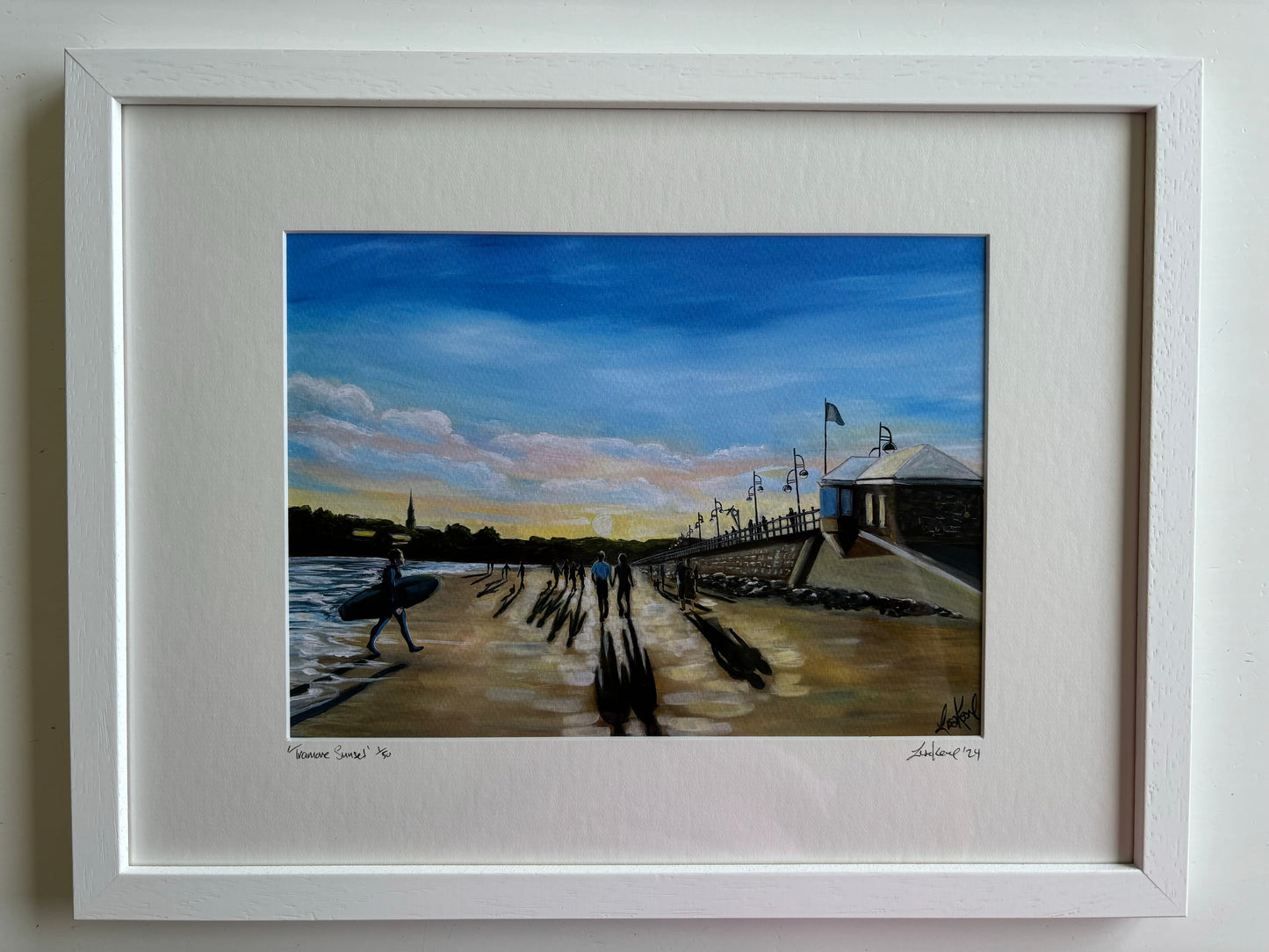 Tramore Sunset Fine Art Print