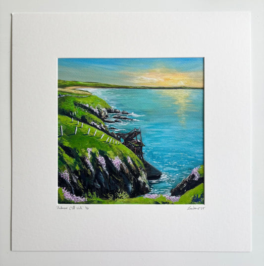 Ardmore Cliff Walk Fine Art Print