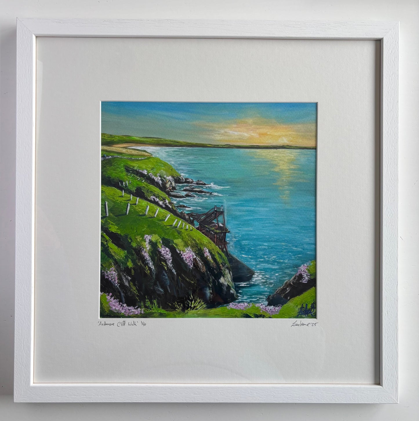 Ardmore Cliff Walk Fine Art Print