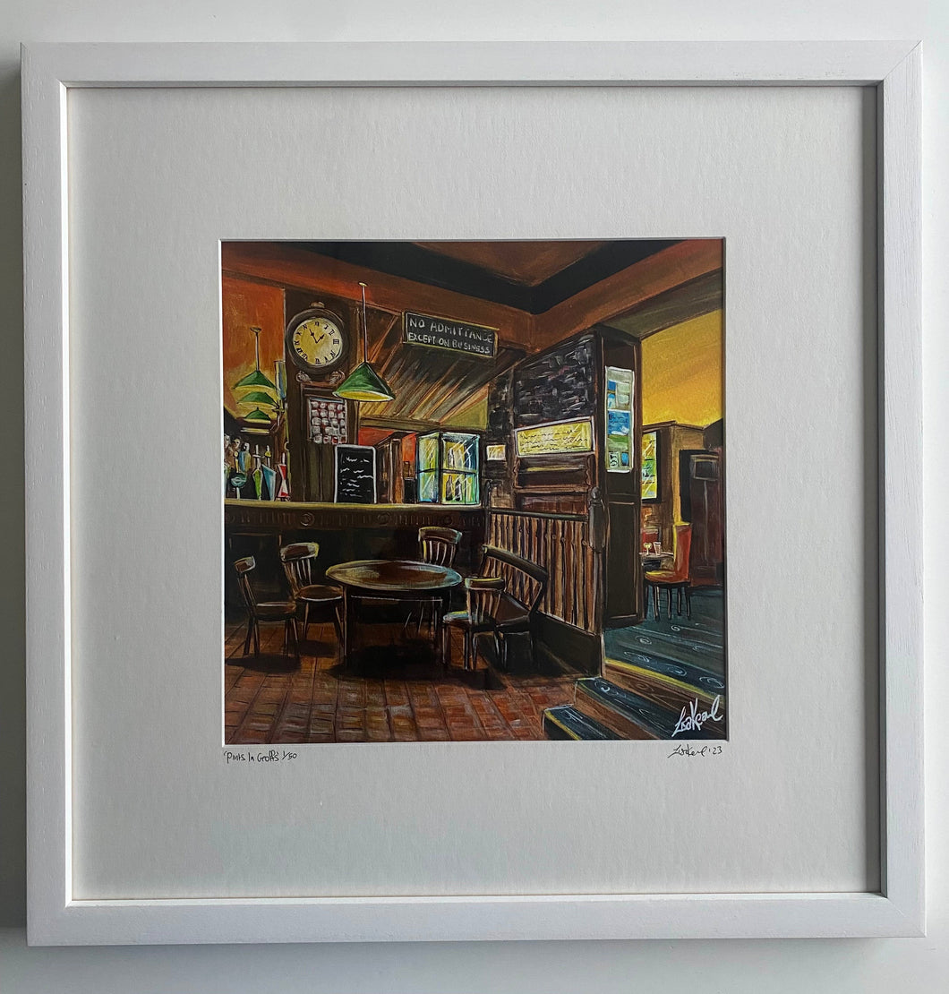 Pints in Geoff’s Fine Art Print