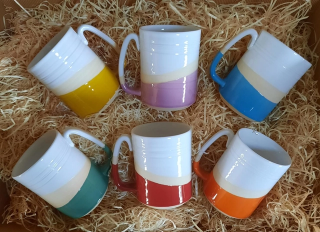 Woodford Pottery 6 Short Mug Bundle