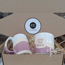 Load image into Gallery viewer, Woodford Tall Mug &amp; Used Tea bags / Málaí Tae Caite Pot
