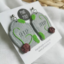 Load image into Gallery viewer, Ghoulsome Gravestones Earrings
