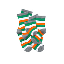 Load image into Gallery viewer, Ireland Stripe Bamboo Sock (seamless toe)
